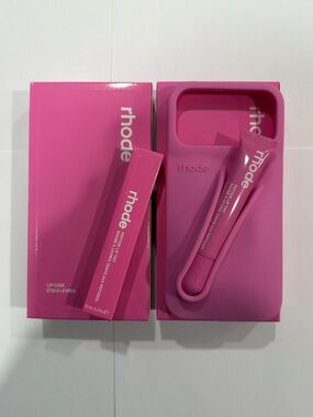 RHODE Pink Shortcake iPhone 17 Pro Max Lip Case W/Lip Gloss